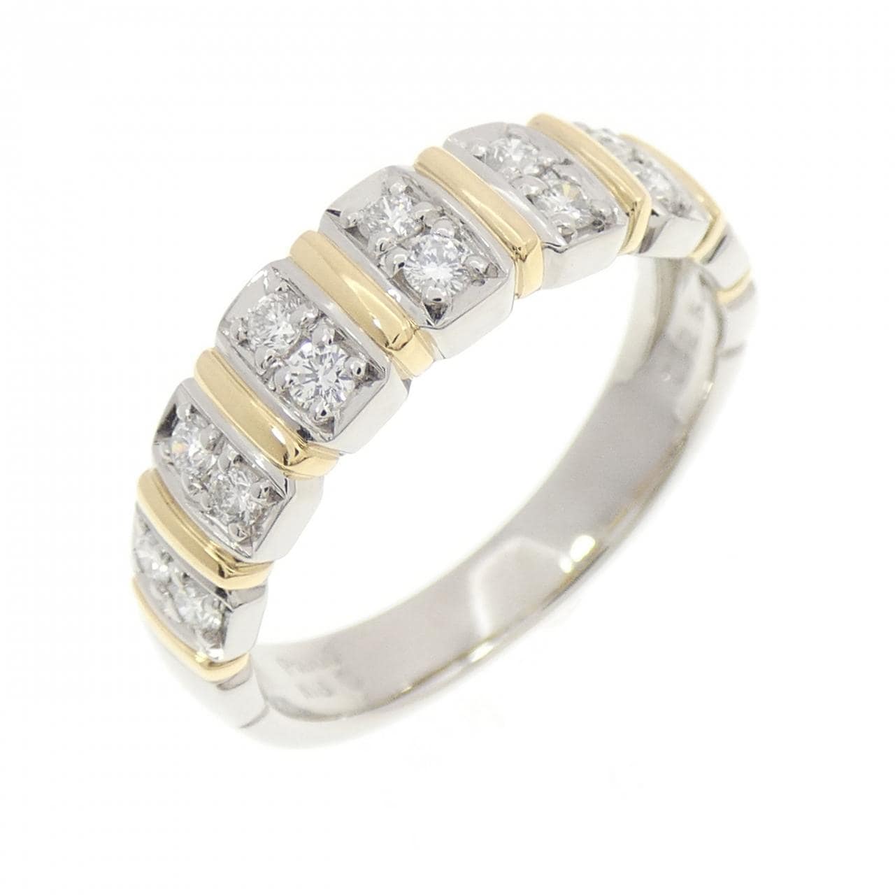 PT900/K18YG ダイヤモンド リング 0.26CT