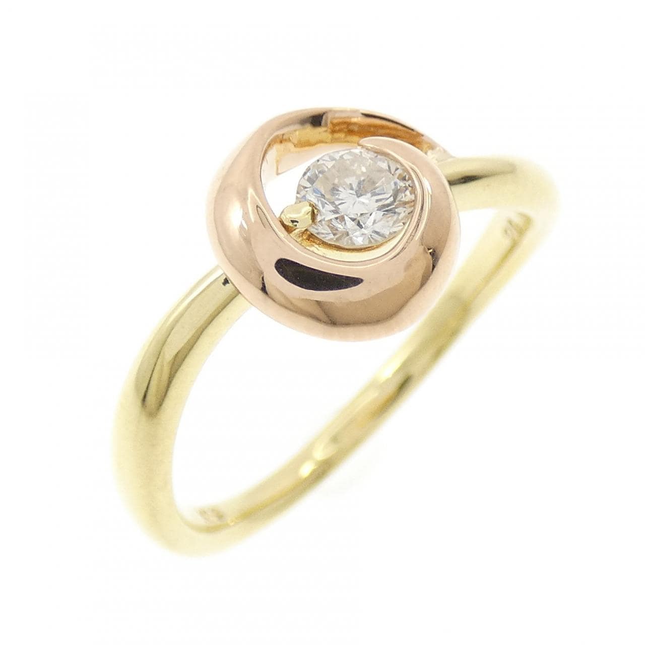 K18YG/K18PG Diamond Ring 0.20CT