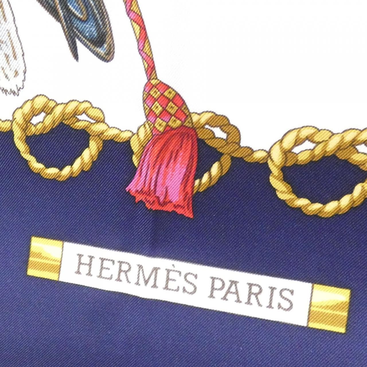 エルメス LES OISEAUX DU ROY カレ スカーフ