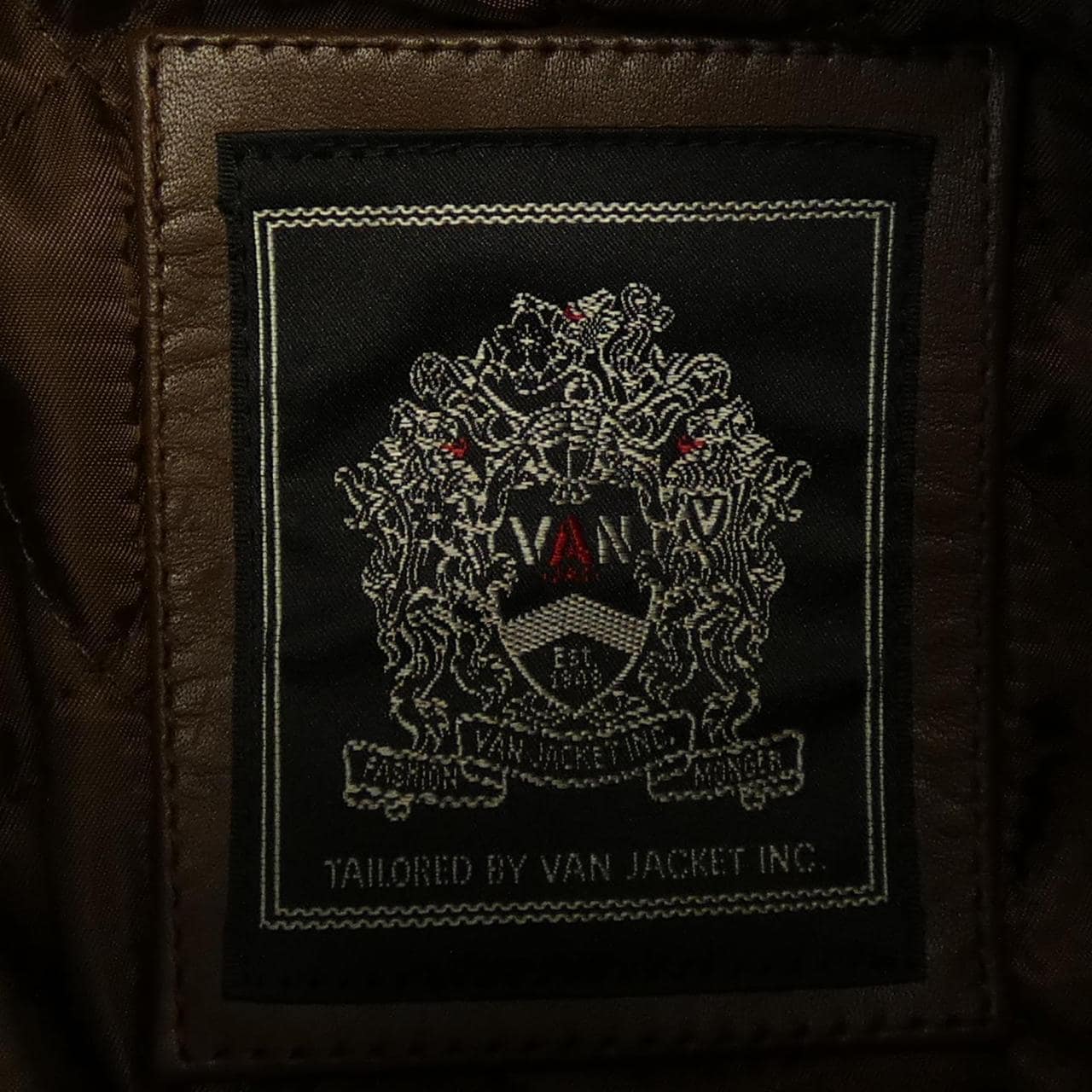 ヴァン VAN レザージャケット