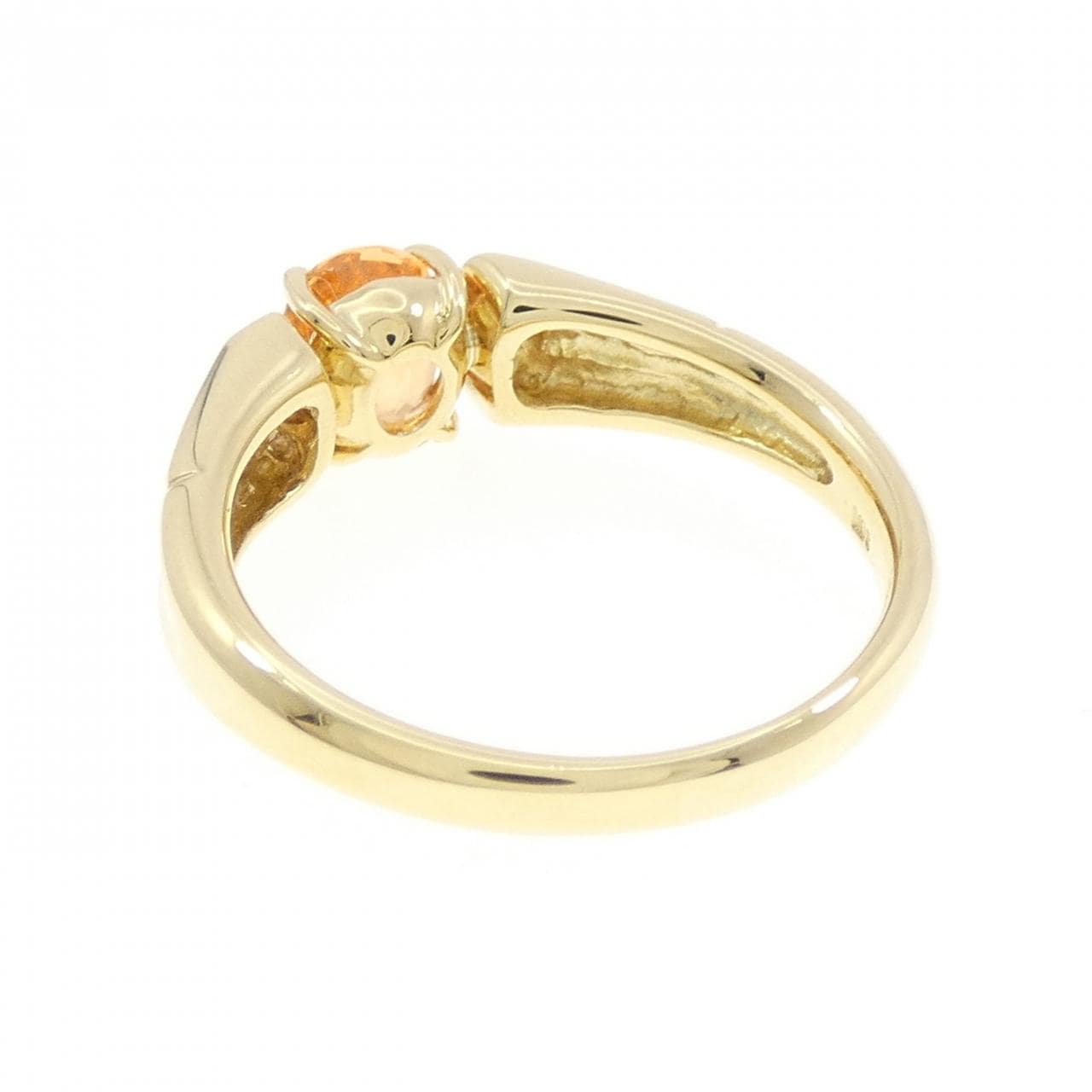 K18YG ガーネット リング 1.22CT