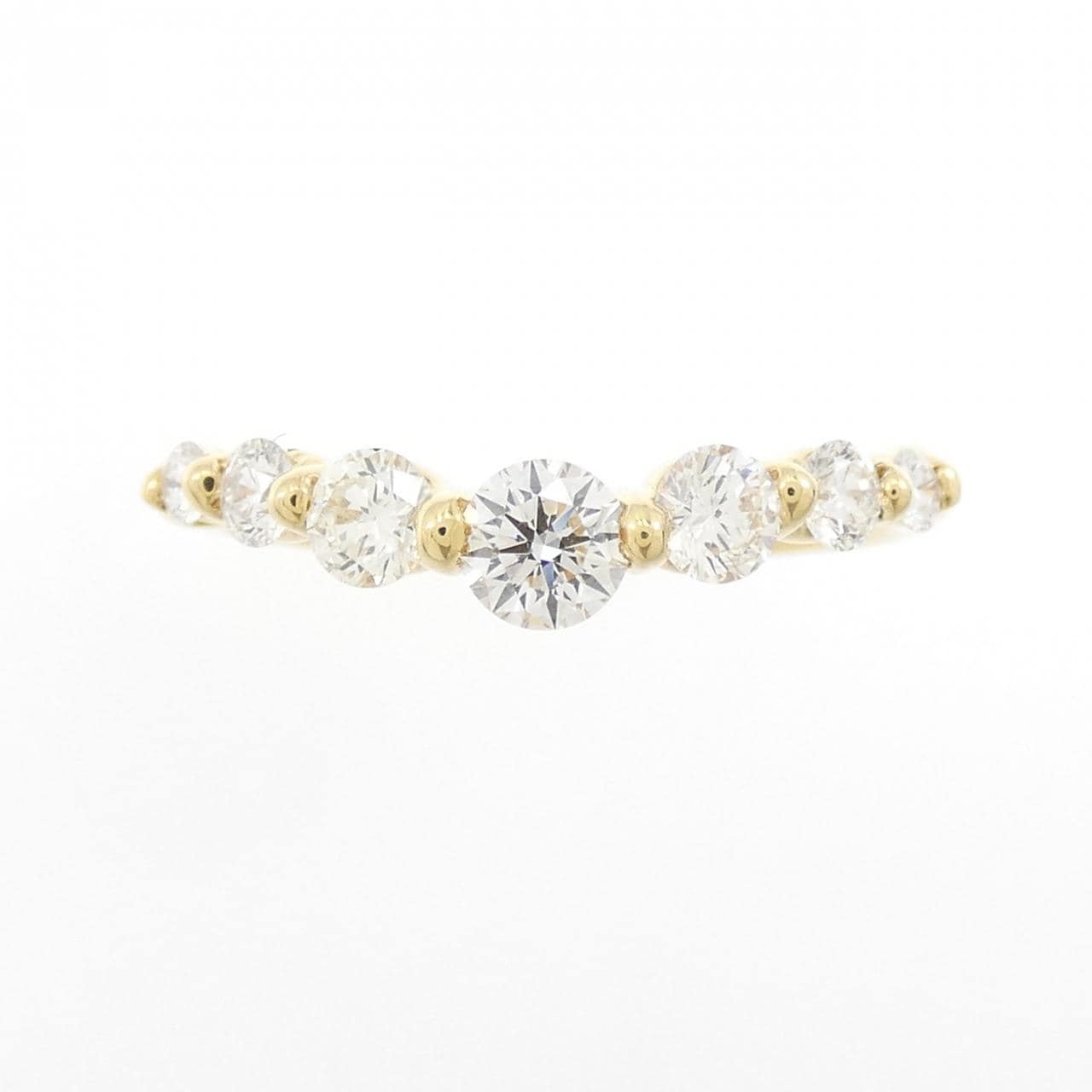 K18YG ダイヤモンド リング 0.55CT