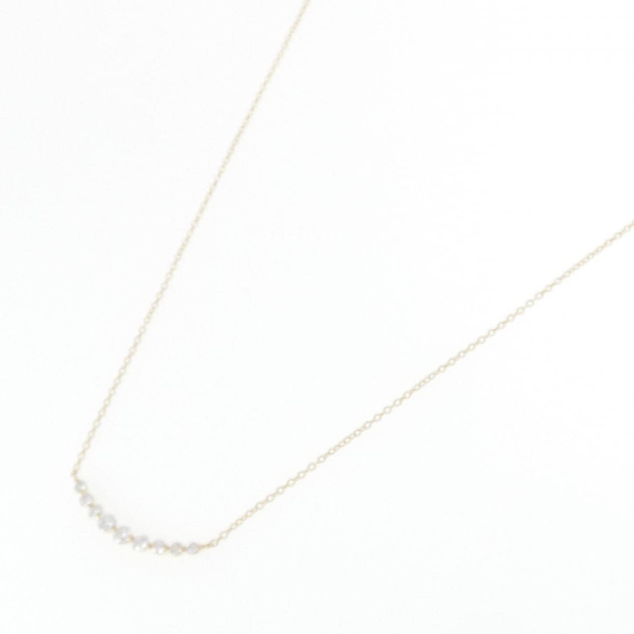 【リメイク】K10YG ダイヤモンド ネックレス 0.30CT