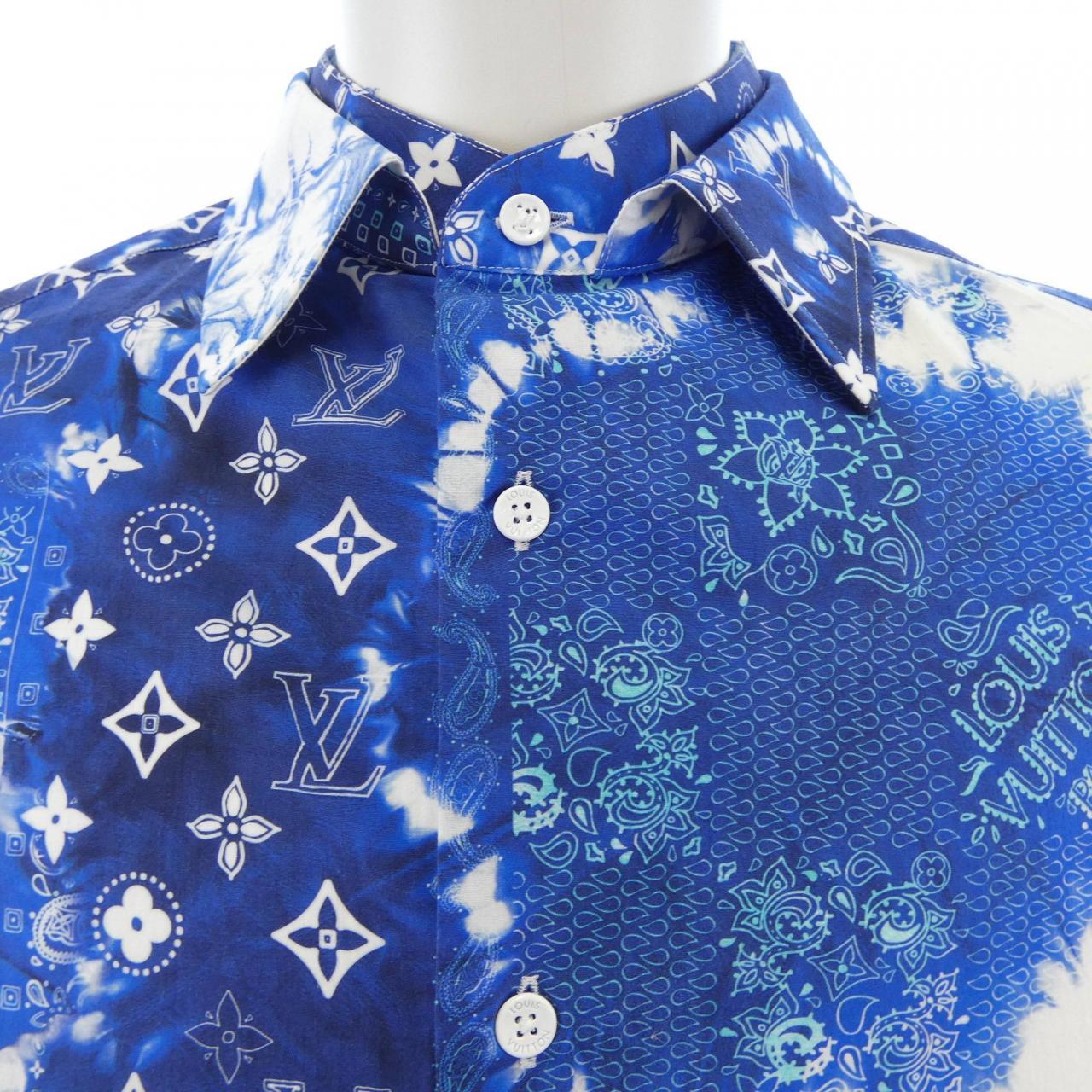 ルイヴィトン LOUIS VUITTON モノグラムバンダナショートスリーブシャツ HNS07WNW0 S/Sシャツ