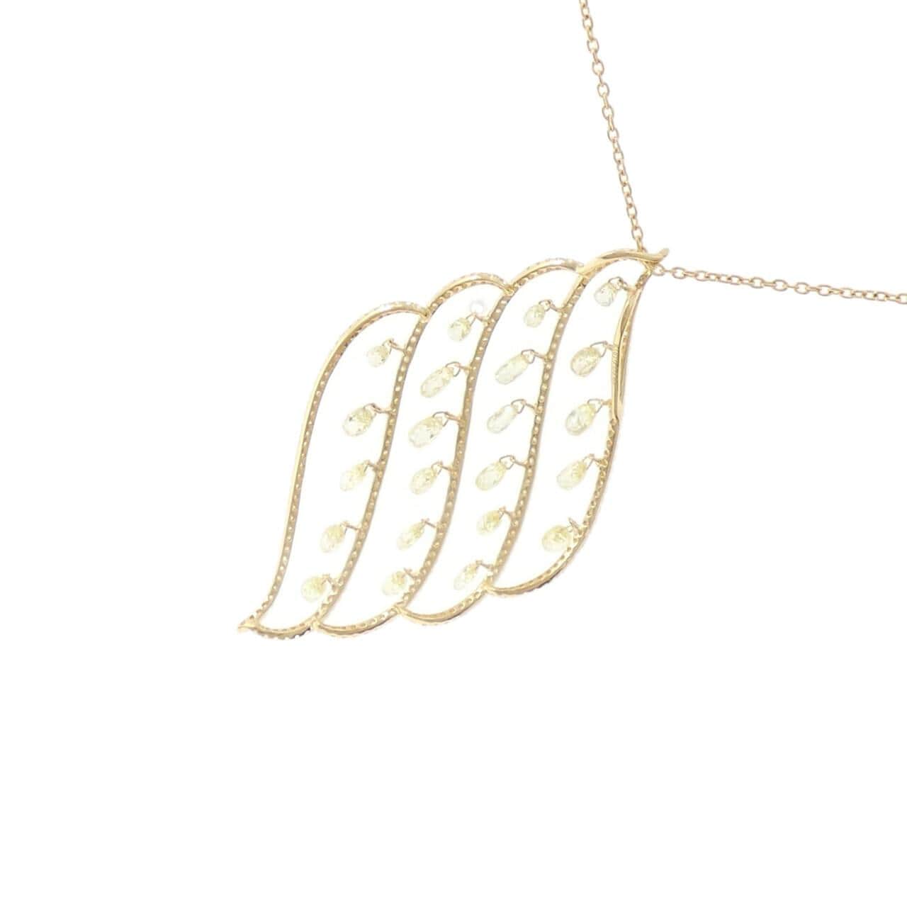 K18YG ダイヤモンド ネックレス 3.65CT