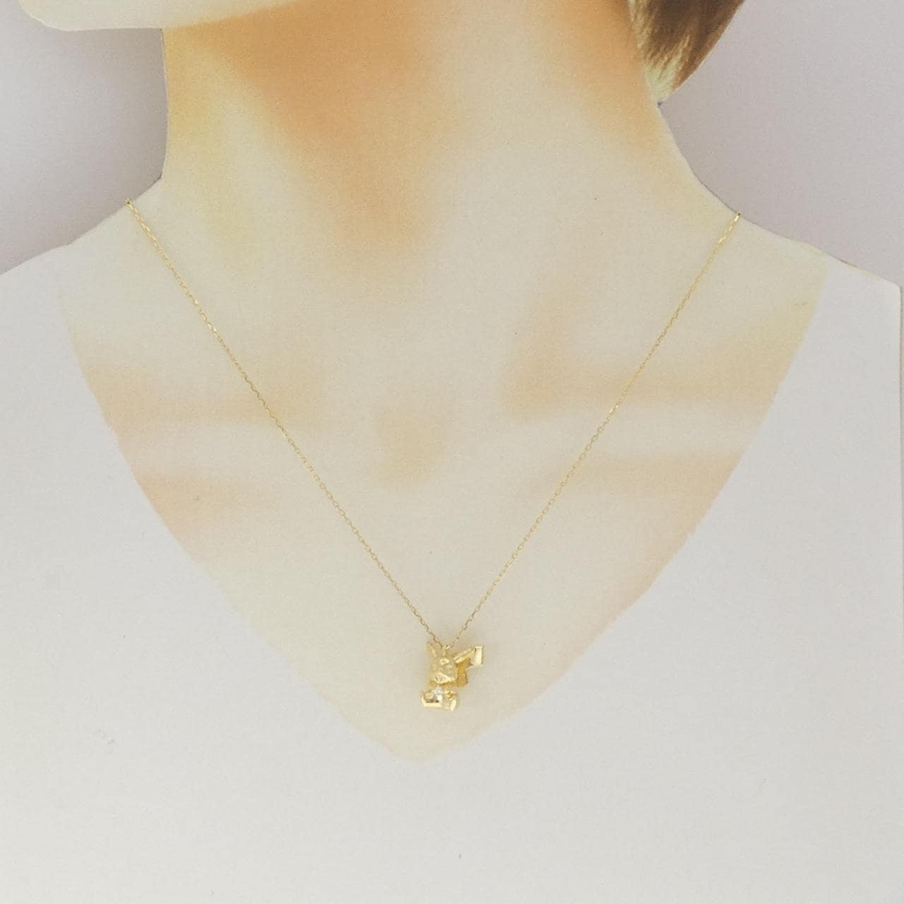 K18YG ダイヤモンド ネックレス 0.02CT