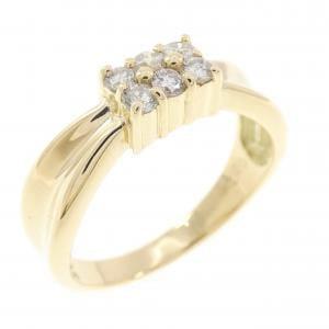 K18YG ダイヤモンド リング 0.20CT