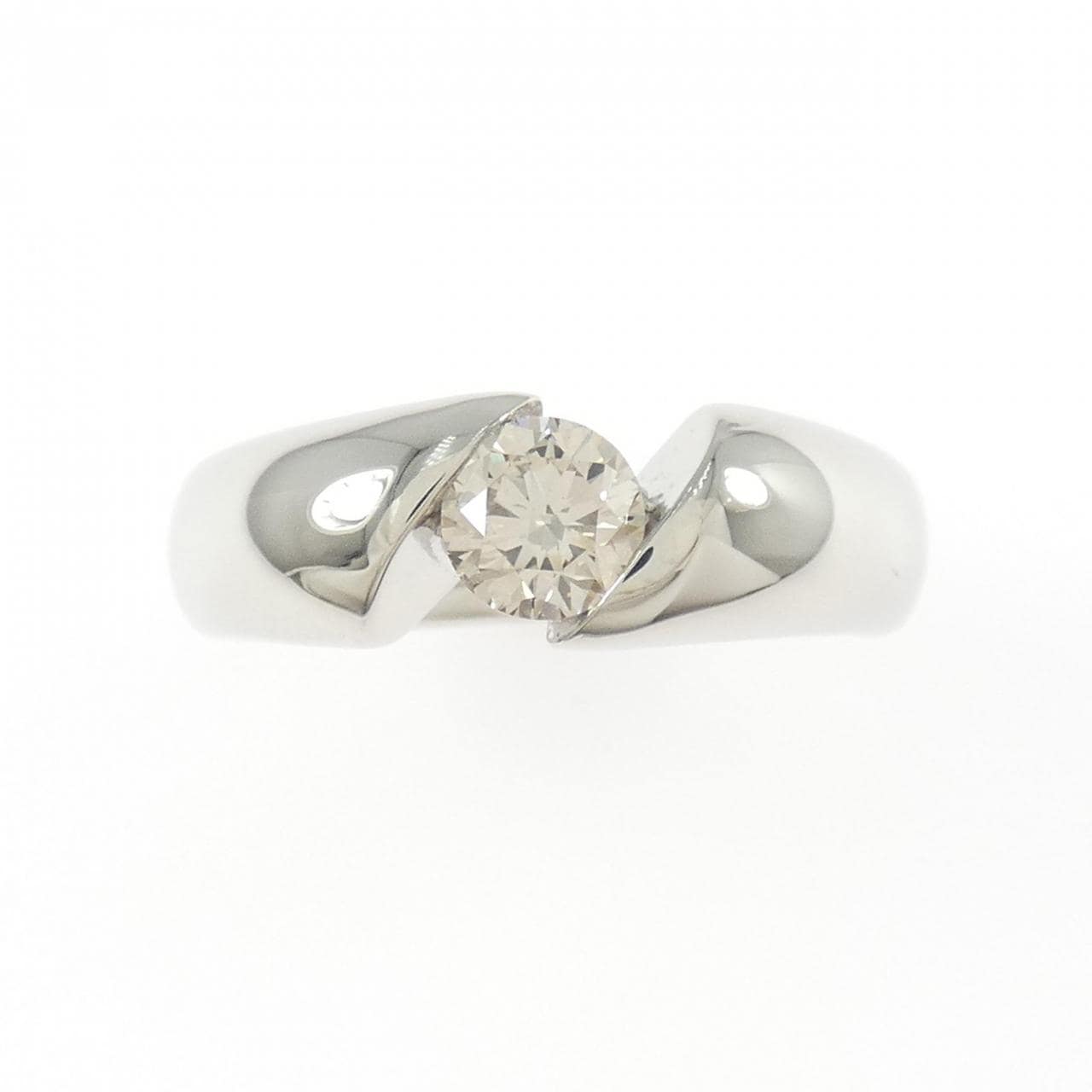 PT950 ダイヤモンド リング 0.618CT