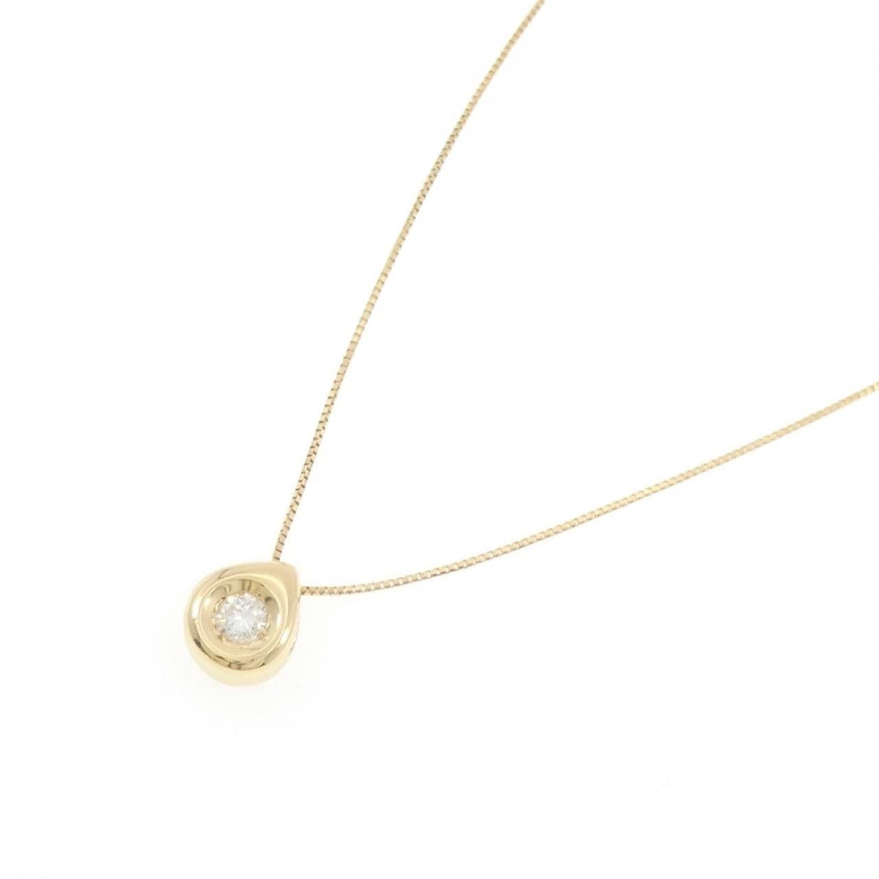 K18YG ダイヤモンド ネックレス 0.30CT