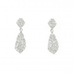 PT900 ダイヤモンド ピアス 1.10CT