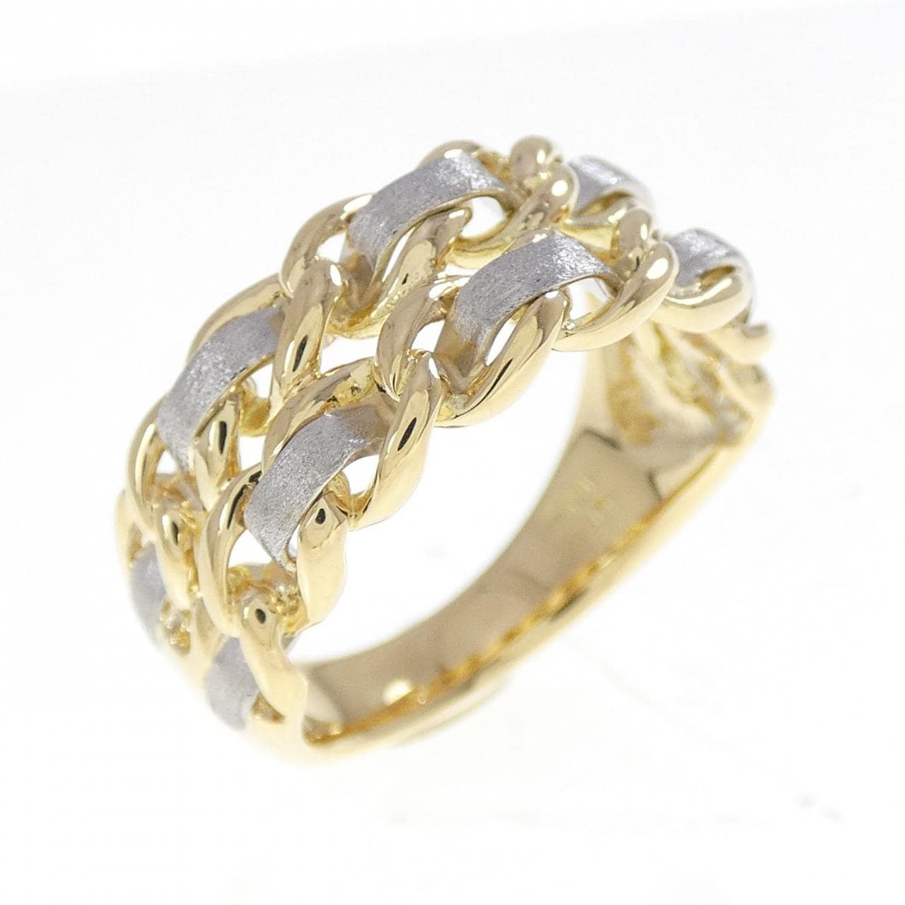 K18YG/PT900 リング