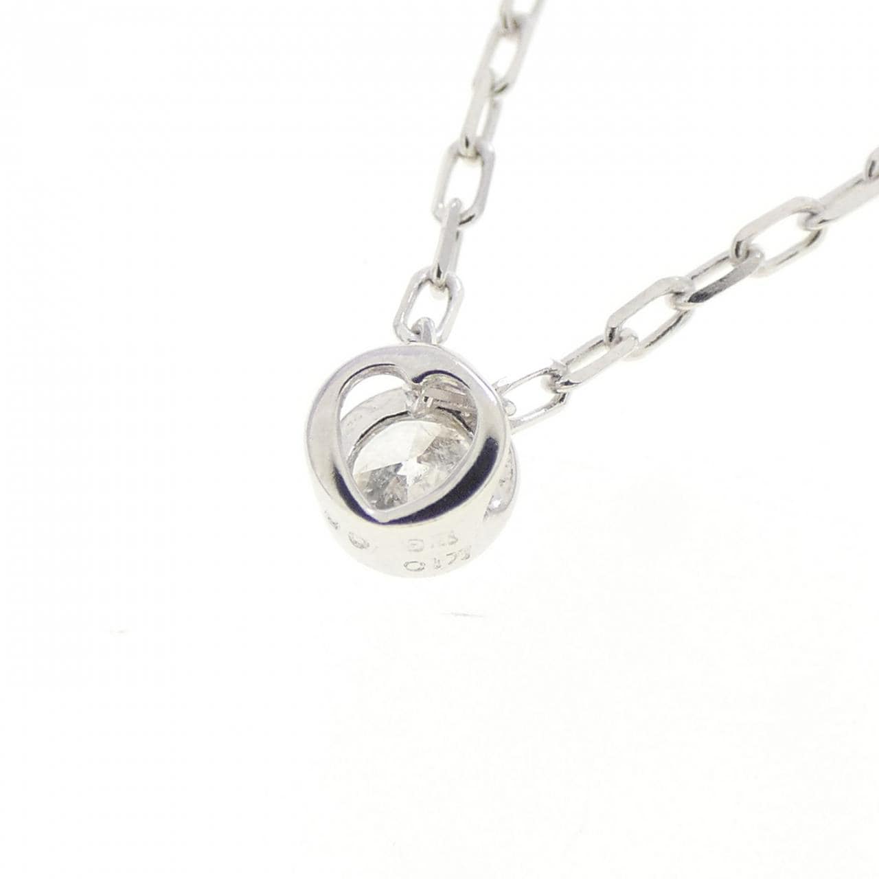 K10WG ダイヤモンド ネックレス 0.03CT