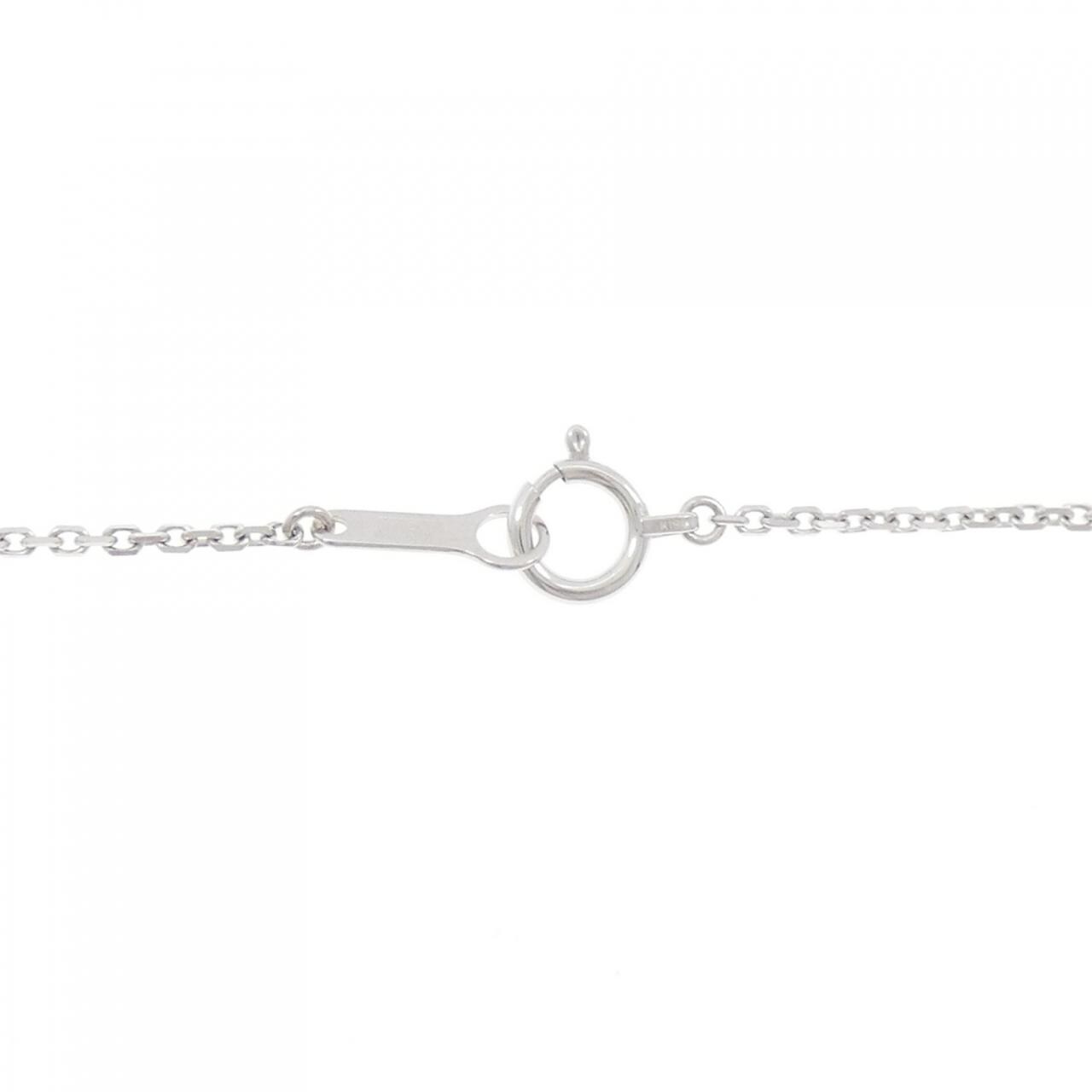 K18WG ダイヤモンド ネックレス 0.85CT