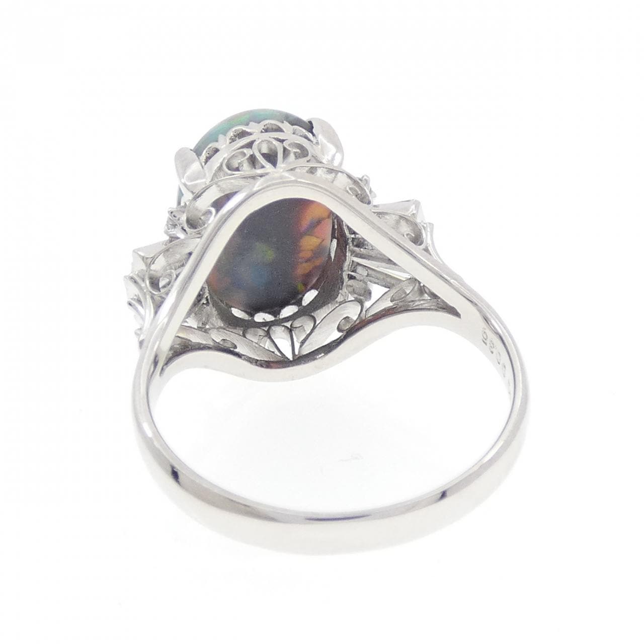 PT850 ブラックオパール リング 2.80CT