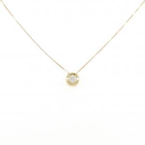K18YG ソリティア ダイヤモンド ネックレス 0.18CT