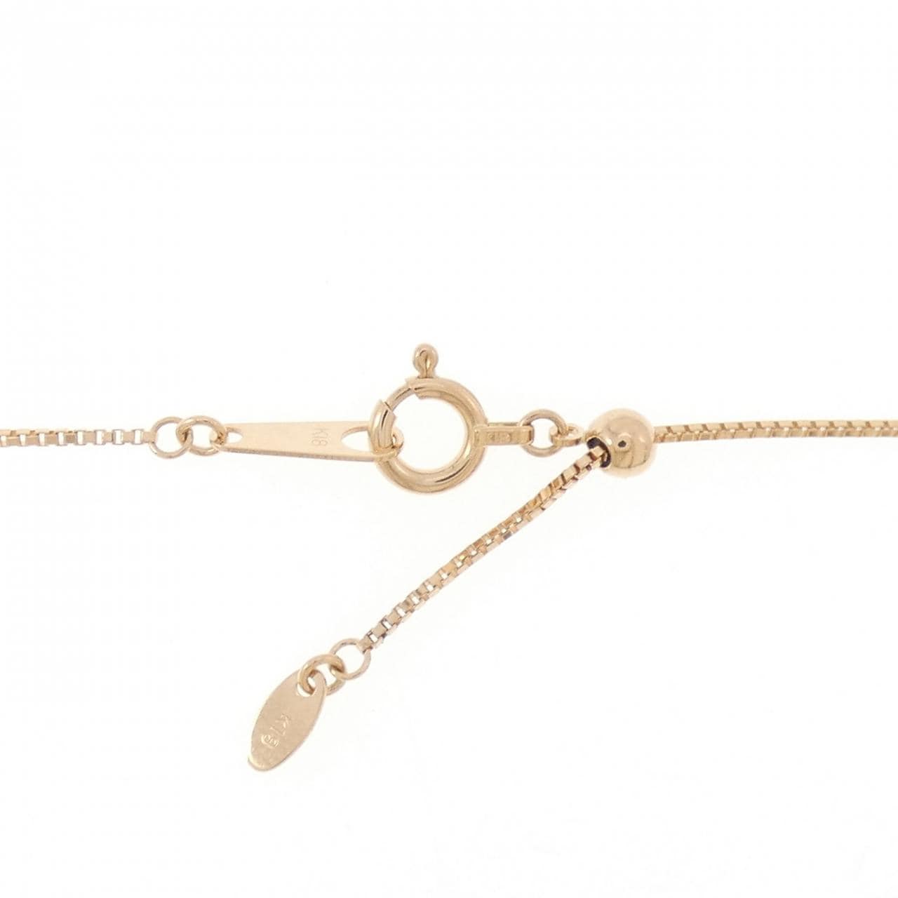 K18PG モルガナイト ネックレス 0.58CT