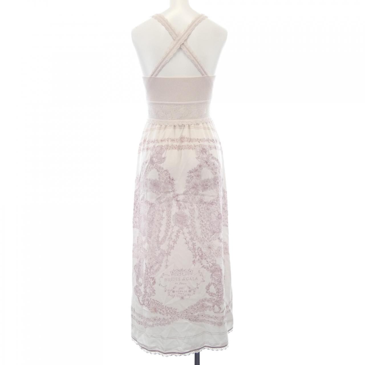 エルメス HERMES BRIDES DE GALA EN FLEUR 5E2819DQ ツイルレーヌ ワンピース