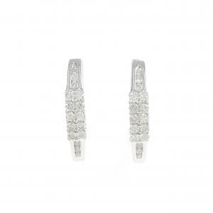 585WG ダイヤモンド ピアス