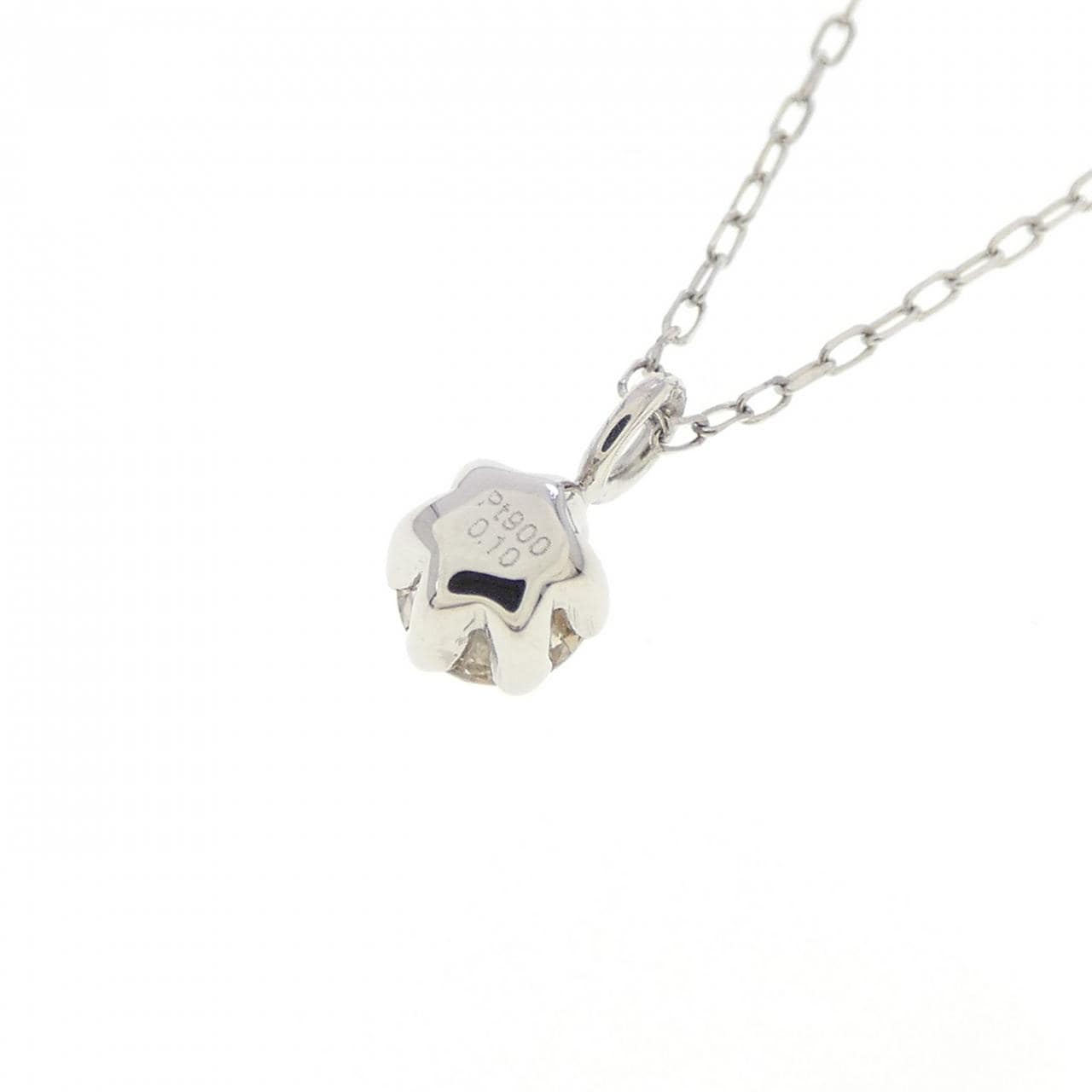 PT900 ダイヤモンド ネックレス 0.10CT