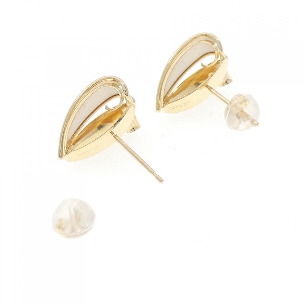 K18YG/PT900 ピアス