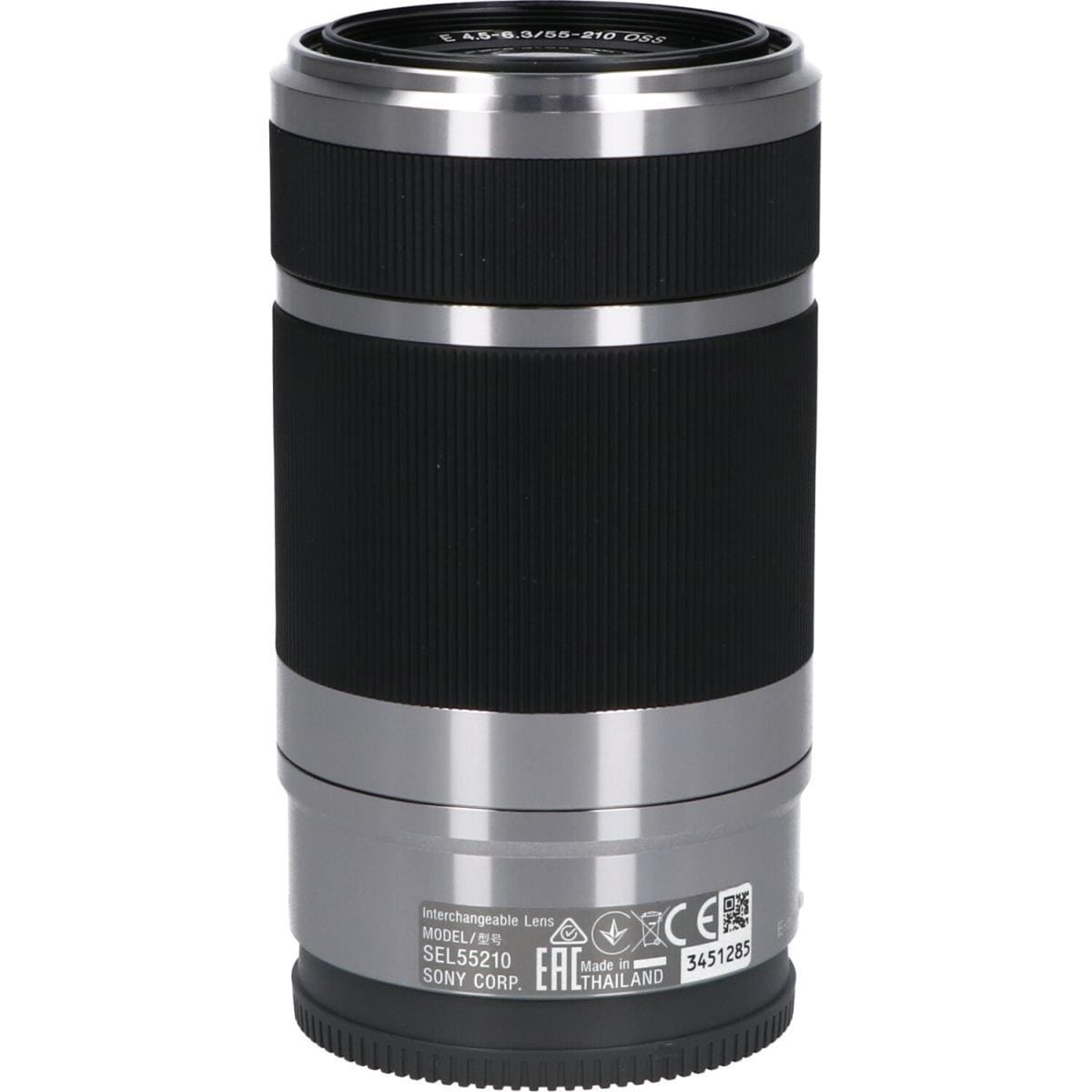 ＳＯＮＹ　Ｅ５５－２１０ｍｍ　Ｆ４．５－６．３ＯＳＳ　ＳＩＬＶＥＲ