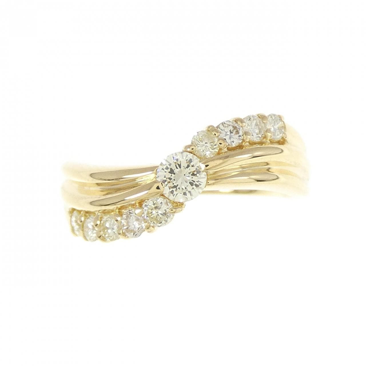 K18YG ダイヤモンド リング 0.50CT