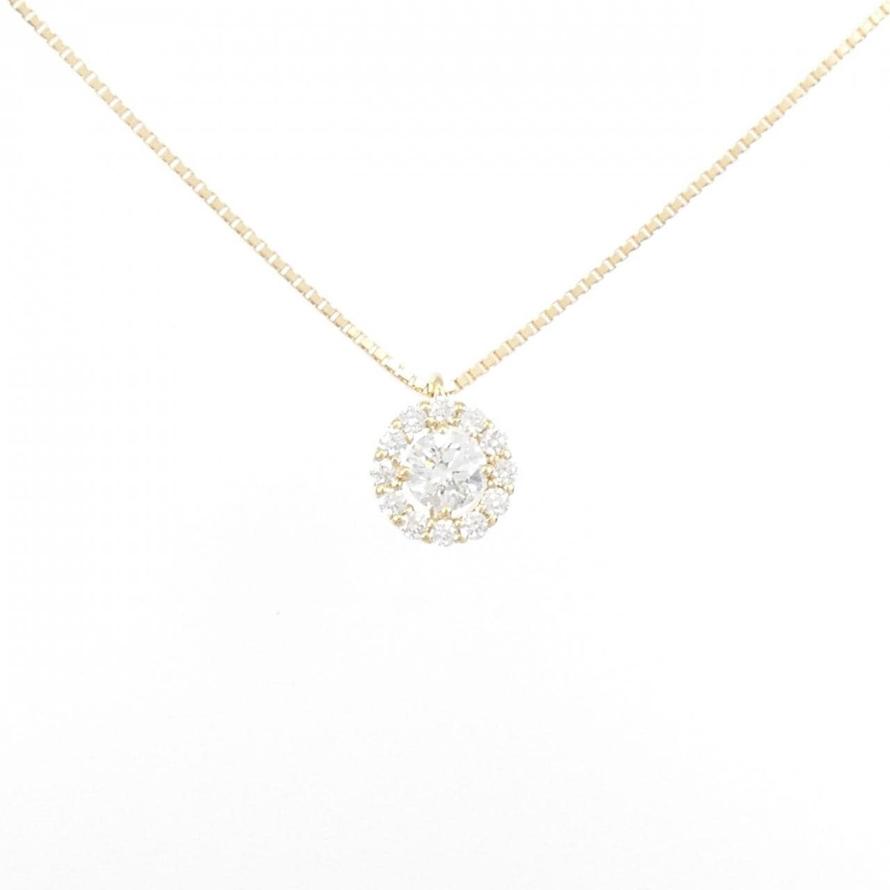 【新品】K18YG ダイヤモンド ネックレス 0.233CT F SI2 VG