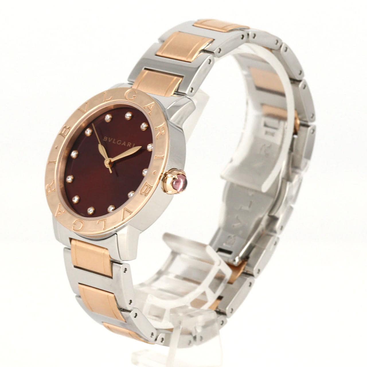 【新品】ブルガリ ブルガリブルガリ PGコンビ･12P BBLP33SG/BBL33C11SPG/12 SSxPG 自動巻