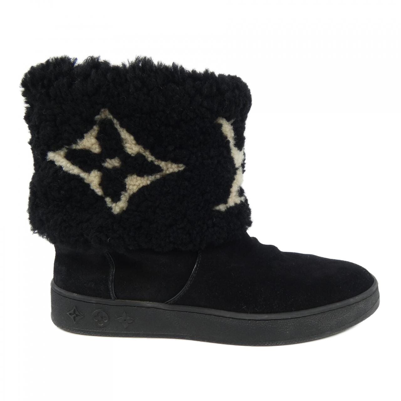 ルイヴィトン LOUIS VUITTON SNOW DROP FLAT ANKLE スノードロップライン ブーツ