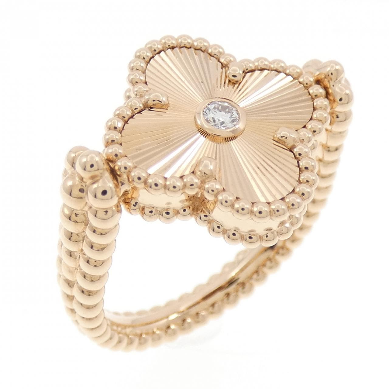 ヴァンクリーフ&アーペル ヴィンテージアルハンブラ リバーシブル リング