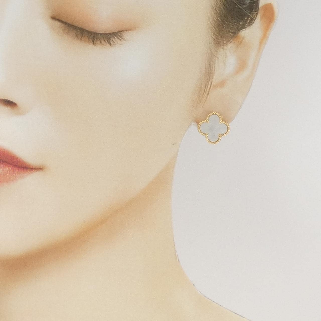 ヴァンクリーフ&アーペル ヴィンテージアルハンブラ イヤリング 片耳