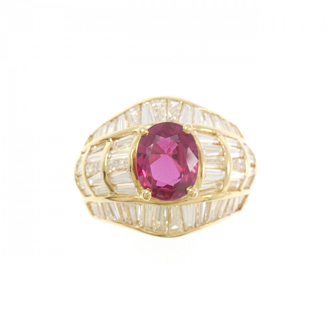 750YG ルビー リング 2.77CT タイ産