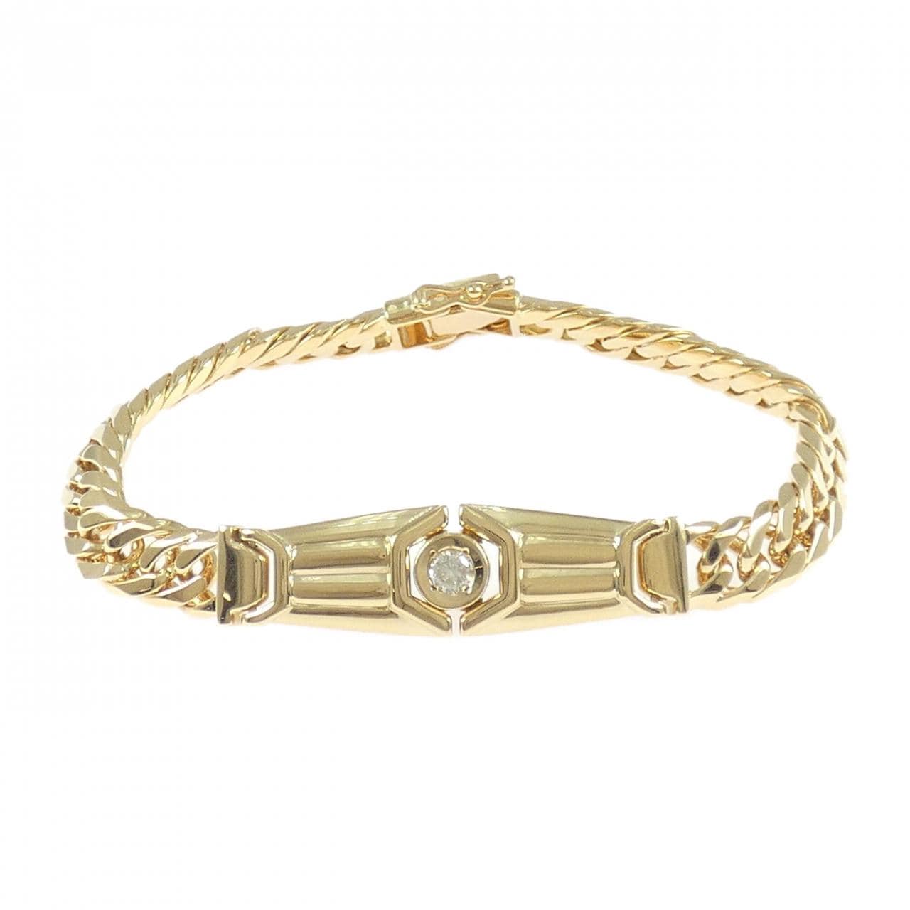 K18YG ダイヤモンド ブレスレット 0.24CT