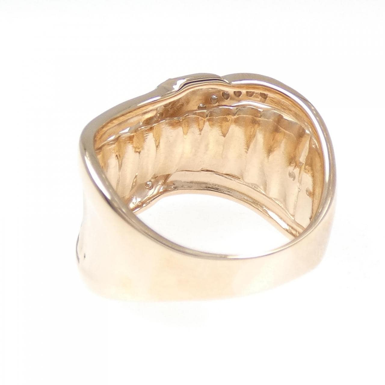 K18PG ダイヤモンド リング 0.21CT