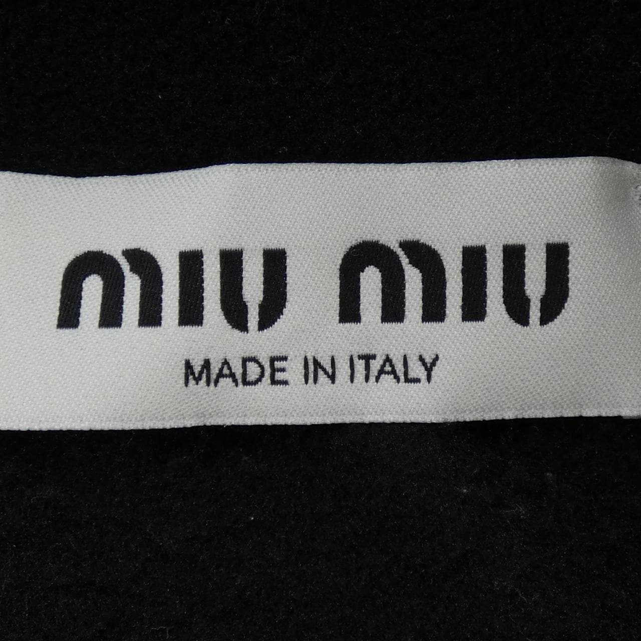 ミュウミュウ MIU MIU MIUMIUロゴ ハーフジップ MJL043 SOOO 13UK パーカー