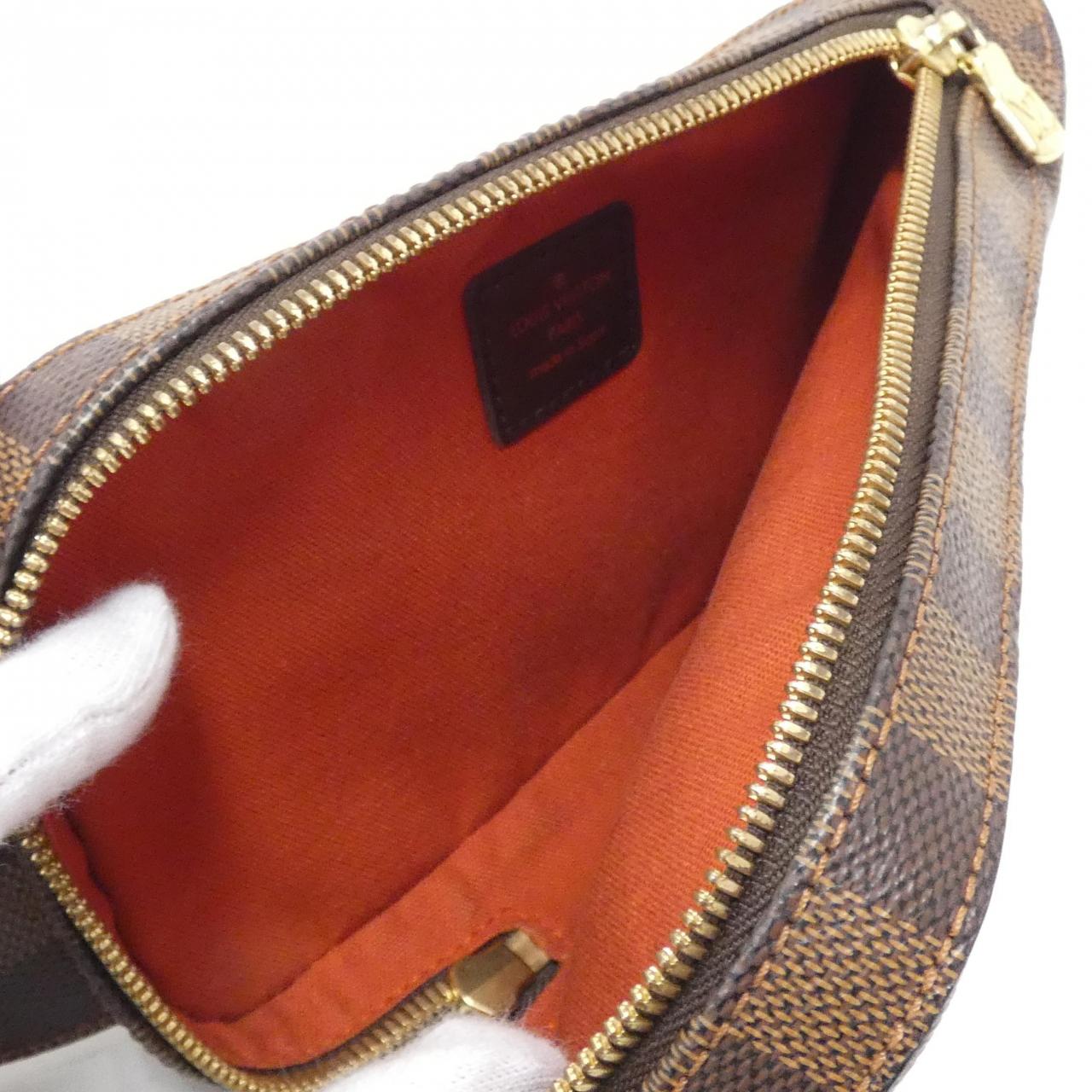 LOUIS VUITTON LOUIS VUITTON Pochette Felice Shoulder Bag N63032 Damier  canvas Brown Red Used N63032