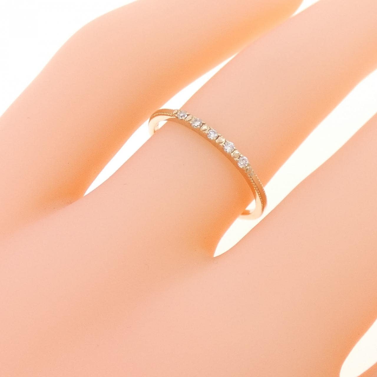 アガット ダイヤモンド リング 0.05CT