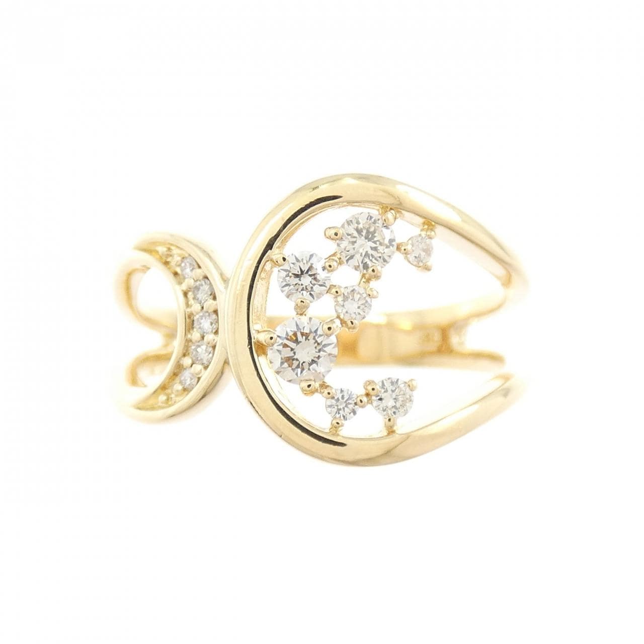 K18YG ダイヤモンド リング 0.20CT