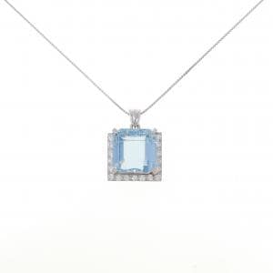 PT900/PT850 アクアマリン ネックレス 11.10CT