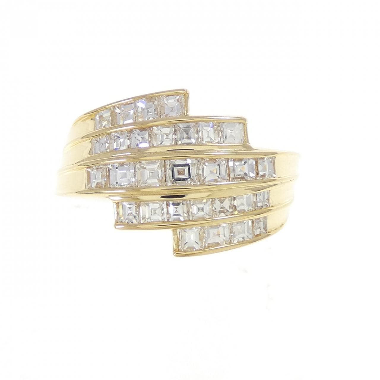 K18YG ダイヤモンド リング 1.27CT