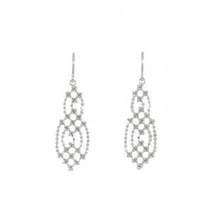 ティファニー フリンジ オーバル ピアス