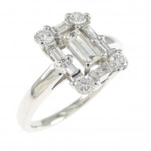 K18WG ダイヤモンド リング 0.26CT