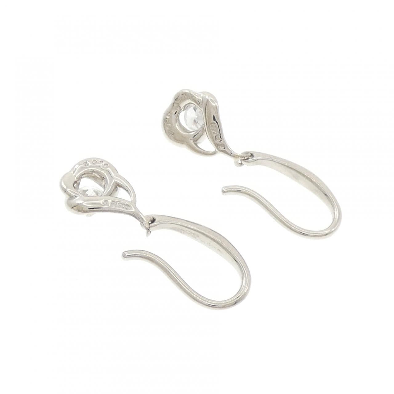 PT900 ダイヤモンド ピアス 0.38CT