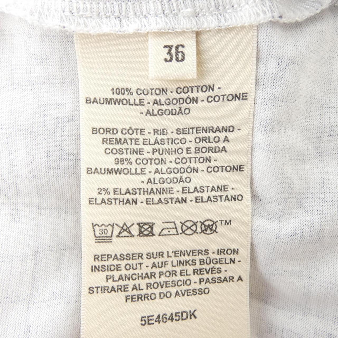 エルメス HERMES BOLDUC AU CARRE ボルデュックチェック 5E4645DK Tシャツ