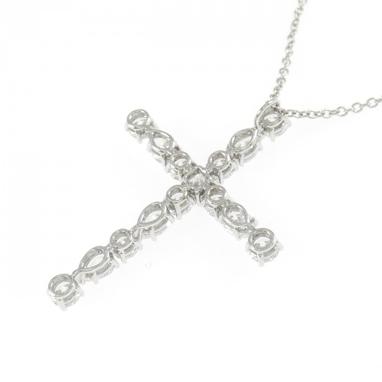 HARRY WINSTON Madonna Cross Small Necklace