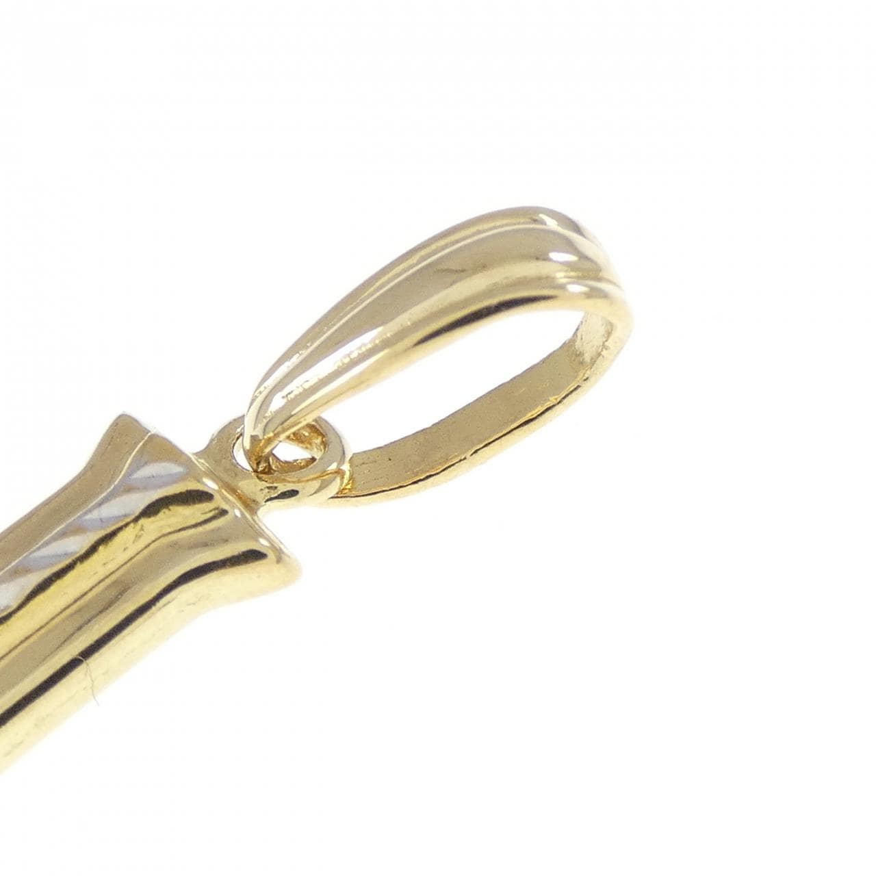 K18YG/K18WG クロス ペンダント