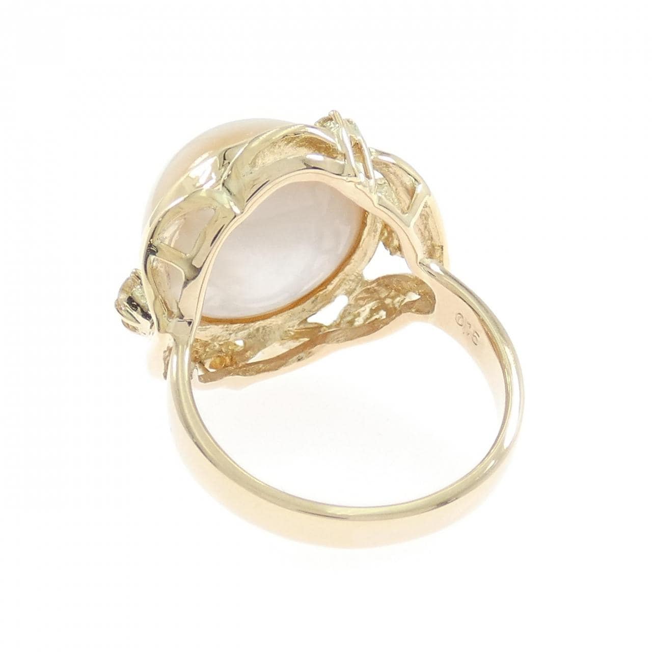 K18YG マベパール リング 14.0mm