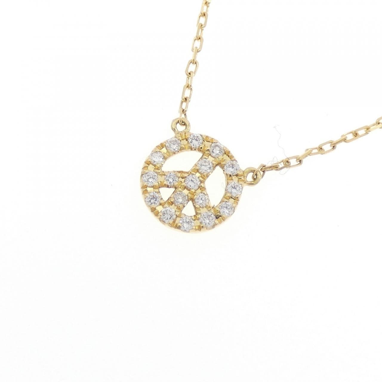 アーカー ピース パヴェ ネックレス 0.07CT