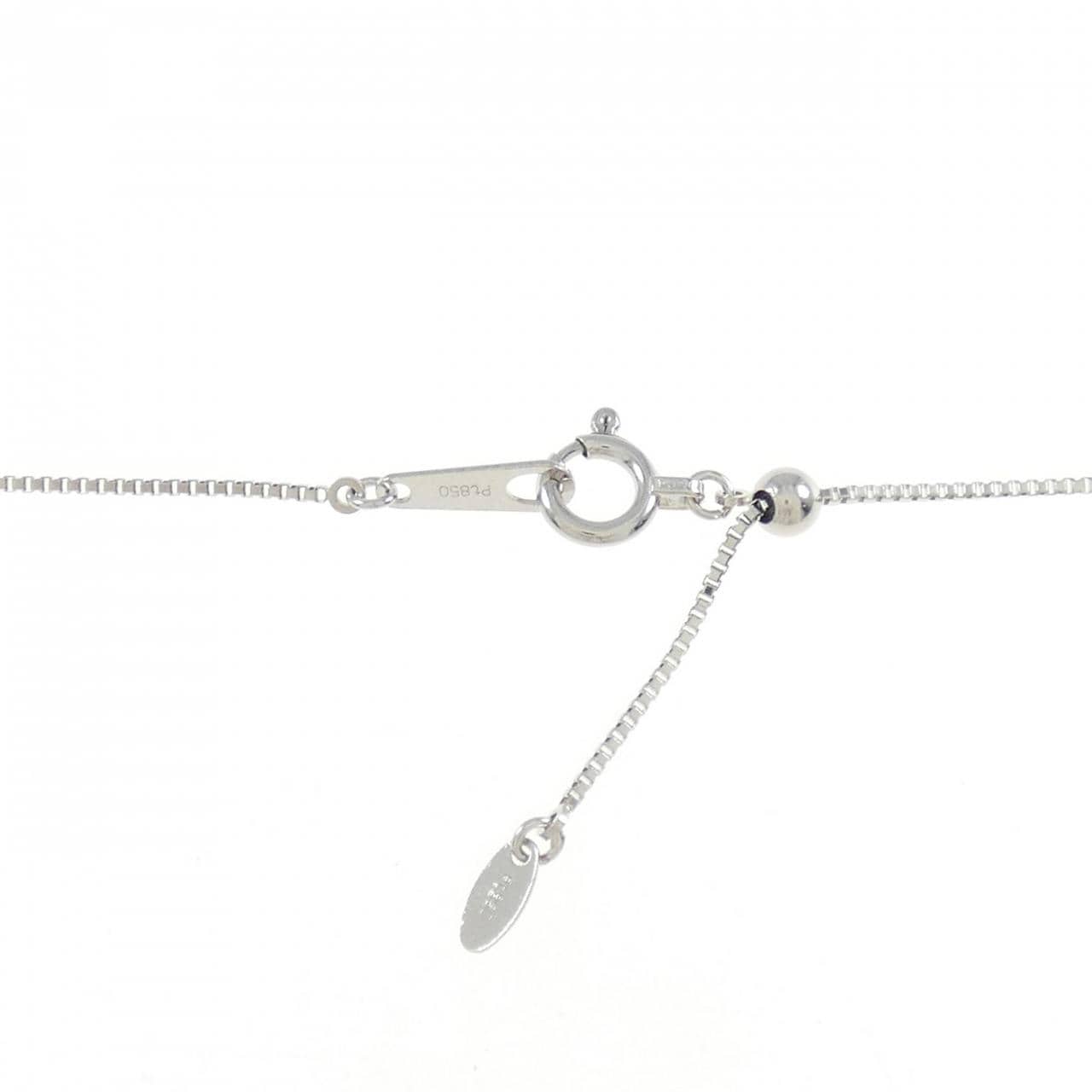PT/PT850 フラワー ダイヤモンド ネックレス 0.529CT