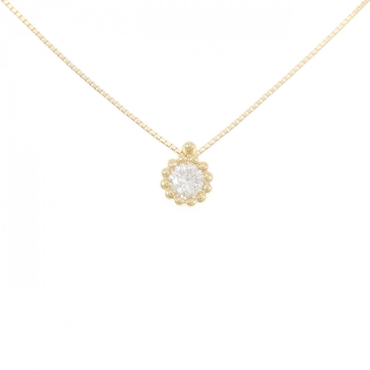 K18YG ダイヤモンド ネックレス 0.36CT